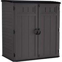 Rowlinsons Hamilton XL Storage Cabinet with Assembly - Resin - L112xW179xH197 cm in Grey