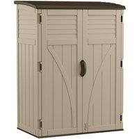 Rowlinsons Aston Large Storage Cabinet with Assembly - Resin - L83xW135xH182 cm in Beige