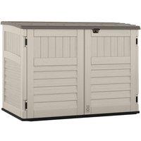 Rowlinsons Stow-Away Large Store with Assembly - Resin - L112 x W179 x H132 cm in Beige
