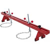 NESTLUNE 500kg Heavy Duty Engine Support Beam Gearbox Bar in Red | Size: 1000mm x 400mm