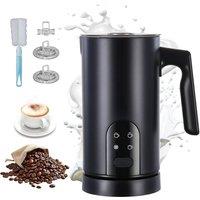 Kelvenix 2026 4-in-1 Electric Milk Frother Automatic Milk in Black | Size: 0.6m2