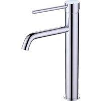 PAWNORA Chrome Tall Basin Mixer Tap in Silver