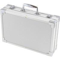 NESTLUNE 145pc Silver Artists Aluminium Art Case Colouring Pencils | Size: 0.5m x 1m