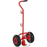 NESTLUNE red Gas cylinder trolley Gas bottle cart Gas trolley | Size: 1000mm x 400mm