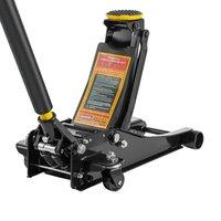 NESTLUNE Durable steel Trolley Jack 3 Ton Compact Hydraulic in Black | Size: 1000mm x 400mm