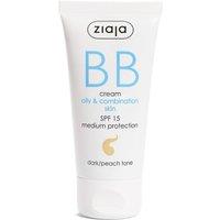 Ziaja Bb Cream For Oily & Combination Skin - Dark/Peach Tone 50ml in White