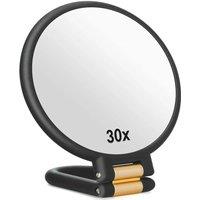 PAWNORA 30x Magnifying Makeup Mirror black