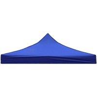 NESTLUNE Blue 2mx2m Garden BBQ Gazebo Top Cover Roof | Size: 100 cm x 100 cm