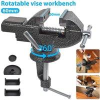 NESTLUNE 60mm Mechanic Clamp-on Vise Bench Vice Universal in Grey | Size: 1000mm x 400mm