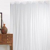 PAWNORA Photography Background Drape Curtains in White