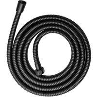 NESTLUNE 3M Black STAINLESS STEEL SHOWER HOSE CHROME FLEXIBLE