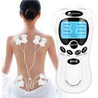 NESTLUNE 8 Pain Tens Machine Electrical Massager Pulse Muscle in White