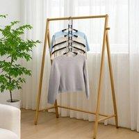 EONLION 5in1 3 PACK Clothes Hangers Space Saving Clothes Hangers in Black | Size: 100 cm
