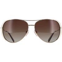 Marc Jacobs Women's Aviator Gold Brown Brown Gradient Polarized MARC 686/S