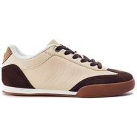Moda In Pelle Women's 'Aromaa' Porvair Casual Trainers in Taupe | Size: 7