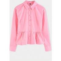WOVCOR Women's Fitted Long Sleeve Shirt in Dusty Pink | Size: 6