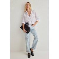 WOVCOR Women's Regular Fit Long Sleeve Shirt in White | Size: 6