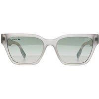 Lacoste Women's Rectangle Matte Crystal Blue Gradient L6002S in Clear