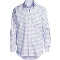 Lands' End Men's Non-iron Supima Oxford Shirt, Traditional Fit in Light Blue | Size: 16.5 neck/34 sleeve