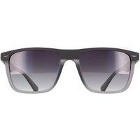 Police Men's Rectangle Matte Dark Grey Smoke Gradient SPLE02 Gator 2