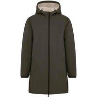 Native Spirit Men's Sherpa Lined Waterproof Jacket in Khaki | Size: XL