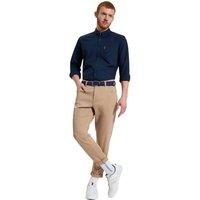 Ben Sherman Men's Signature Oxford Long-Sleeved Shirt in Dark Navy | Size: XL