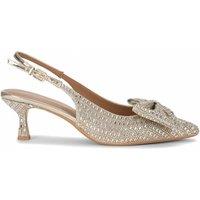 KG Kurt Geiger Women's 'Tilly Jewel Bow' Heels in Gold | Size: 5