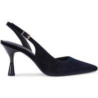 KG Kurt Geiger Women's 'Autumn D Orsay' Velvet Heels in Navy | Size: 3