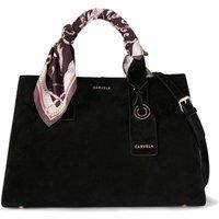 Carvela Women's 'Nina Tote' Suede Bag in Black