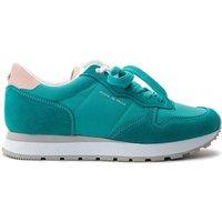 Moda In Pelle Women's 'Billiee' Suede Casual Trainers in Turquoise | Size: 5