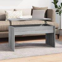 Berkfield Home Coffee Table Grey Sonoma 102x50.5x52.5 cm Engineered Wood