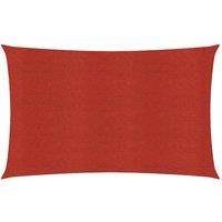 Berkfield Home Sunshade Sail 160 g/m Red 4x6 m HDPE