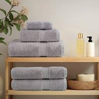 Berkfield Home Premium Bath Towels SOLUND 2pcs Grey 100x150cm 600gsm