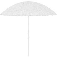 Berkfield Home Hawaii Beach Umbrella White 300 cm