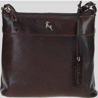 Ashwood Leather Women's 'Ava' Stylish Real Leather Crossbody Bag in Brown