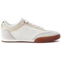 Moda In Pelle Women's 'Aromaa' Porvair Casual Trainers in Off-White | Size: 7
