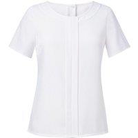 Brook Taverner Women's Felina Short-Sleeved Shirt in White | Size: 20