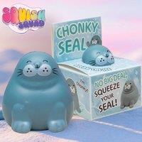 Boxer Gifts Chonky Seal Toy, Cute Squishy Stress Toy for Kids & Adults