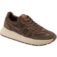 Gola Classics Men's Seattle' Mesh Lace-Up Trainers in Dark Brown | Size: 8