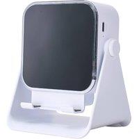Living and Home Wireless Induction bluetooth Speaker Stand in White