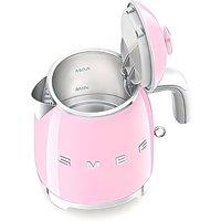 Smeg KLF05 Retro 50's Style Small Mini Kettle 0.8L in Pink