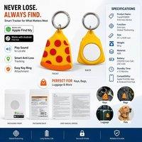BluCore Smart Bluetooth Tracker Works with IOS & Android in Yellow