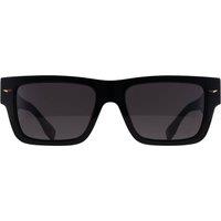 Police Men's Rectangle Shiny Black Smoke SPLQ87