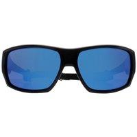 Cairn Men's Sport Matte Black Azure Flash Blue Mirrored Hydrophobic Skim