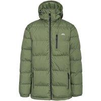 Trespass Men's Clip Padded Jacket in Dark Green | Size: 2XL