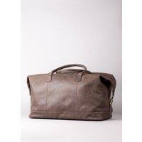 Lakeland Leather Men's 'Hutton' Large Leather Holdall in Chocolate