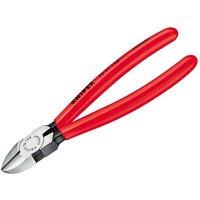 KNIPEX Diagonal Cutters Pvc Grip 180Mm (7In) in Red