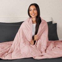 OHS Supersoft Sensory 10kg Weighted Blanket Sleep Therapy in Pink | Size: 150 cm 200 cm