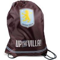 Aston Villa FC Drawstring Gym Bag in Burgundy