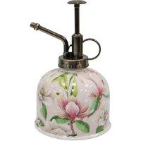 Ivyline Maisie Vintage Magnolia Metal Mister H15.5cm D10.5cm in Pink